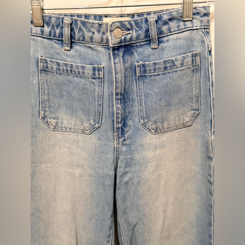 ROLLA'S Vintage Blue Wide Leg Jeans Sz 25 - Picture 4 of 13
